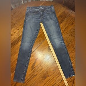 American Eagle Outfitters Dark Blue Skinny Jeans